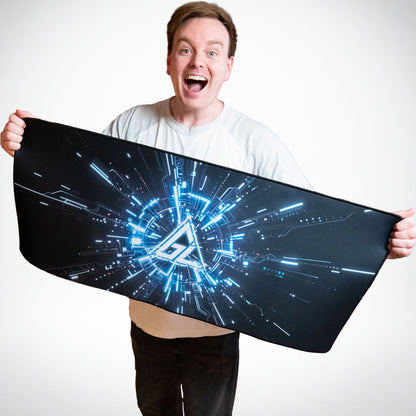 RobTheSir "Circuit Burst" XL Desk Mat (OBS: FORHÅNDSSALG MED SIGNATUR)